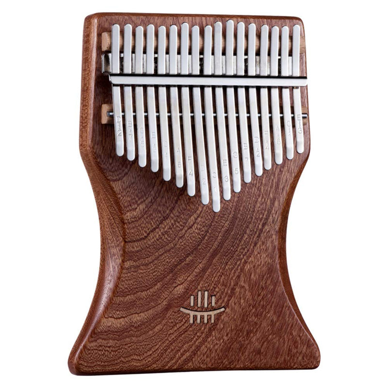 BeatRise Kalimba 17 Keys Thumb Piano with Tuning Hammer and Lessons Instruction Portable Finger Piano Musical Instrument Gift for Kids Adult Beginners Professional (Sapele)