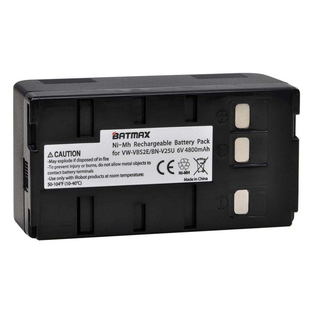 Batmax 1Pc 4800mAh BN-V25U Battery for JVC BN-V10U, BN-V11U, BN-V12U, BN-V14U, BN-V15, BN-V18U, BN-V22U, BN-V24U, BN-V25U PANASONIC PV-BP15 PV-BP17 Cameras
