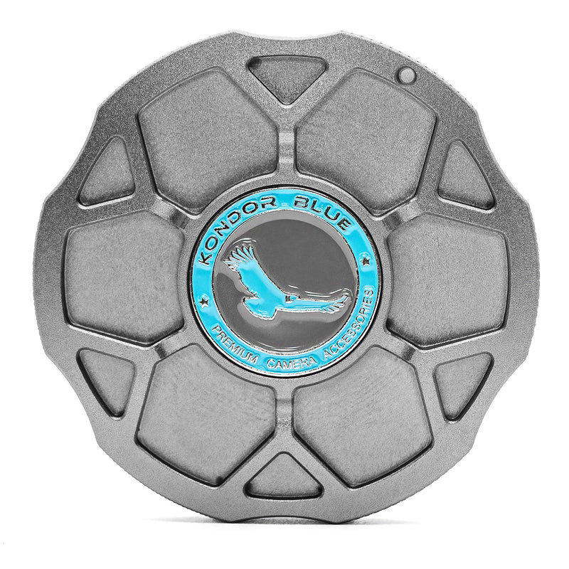 KONDOR BLUE RF Cine Cap Compatible with Canon | Metal Body Cap for Camera Lens Port | Protect Sensor and Port from Dust and Scratches | Aerospace Grade Aluminum