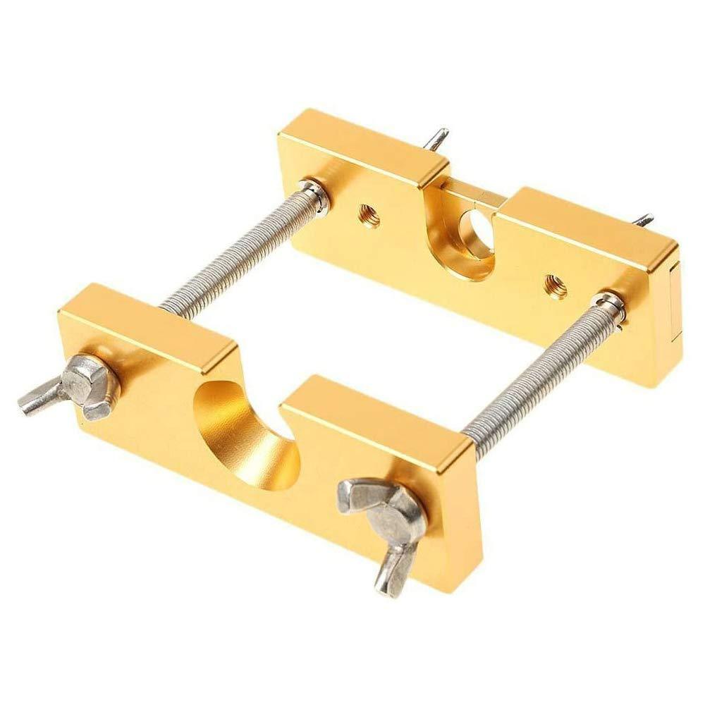 MUPOO Mouthpiece Puller Remover Tool 4.33" x 3.94" for Brass Trumpet Trombone Euphonium Horn Mouth Piece (Golden) Golden