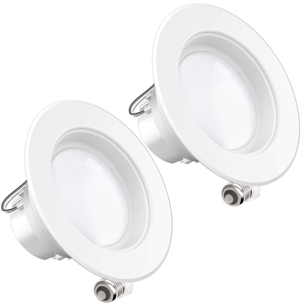Sunco Lighting 2 Pack 4 Inch LED Recessed Downlight, Baffle Trim, Dimmable, 11W=60W, 5000K Daylight, 660 LM, Damp Rated, Simple Retrofit Installation - UL + Energy Star