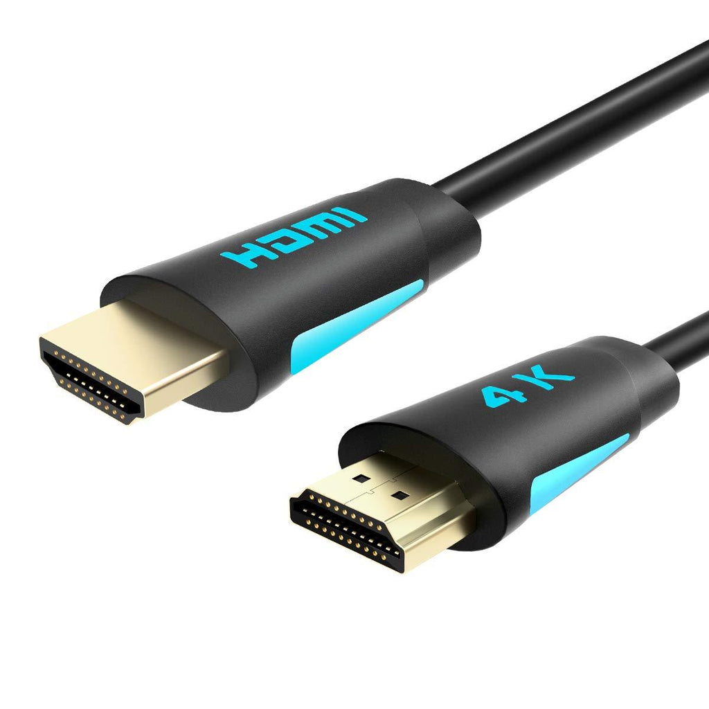 HDMI Cable 5ft-2 Packs， TESmart HDMI 2.0 High Speed 18 GBPS, 4K@60Hz 4:4:4,3D, Ethernet, ARC, HDR, Dual View, Dolby, 5ft,24K Gold Plated Connector-Black, Compatible UHD TV, Blu-ray, PS4, PS3, PC