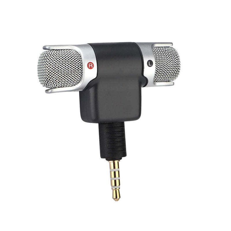 [AUSTRALIA] - Mini Condenser Microphone for Phone Recording, Yeeco 3.5mm Plug and Play Microphone Left and Right Channels Mic 