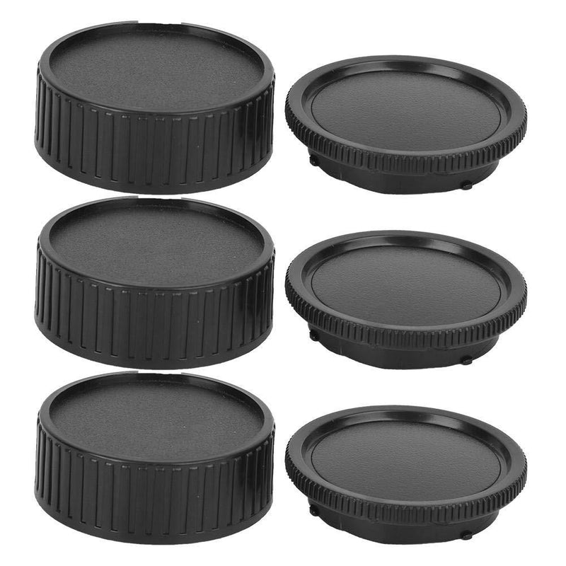 070 Camera Lens Cover Kit Portable Camera Body Lens Cover Kit Lightweight Dustproof Scratch Resistant Fit for Leica M Mount