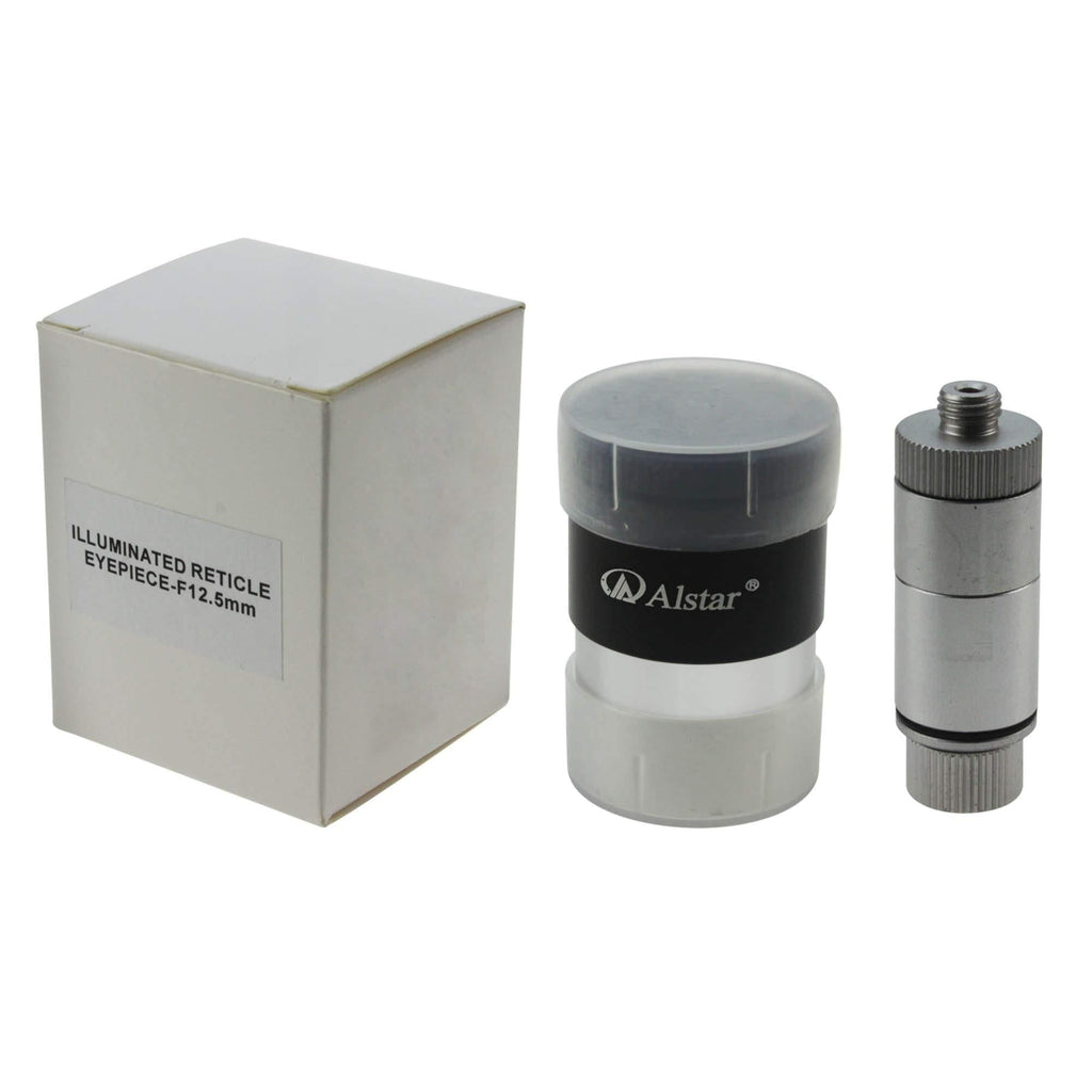 Alstar 12.5mm Illuminated Reticle Plossl Telescope Eyepiece - for Perfectly Guided astrophotos
