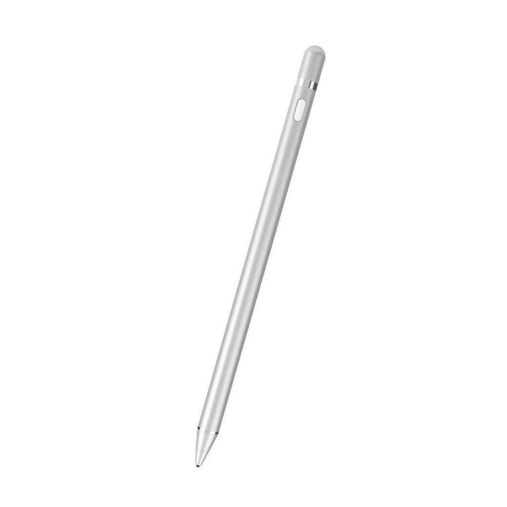 Stylus Pens for Touch Screens,Stylus Pencil Compatible for Apple,Active Pencil Smart Digital Pens Fine Point Stylist Compatible with iPhone iPad Pro Air Mini and Other Tablets (Silver) Silver