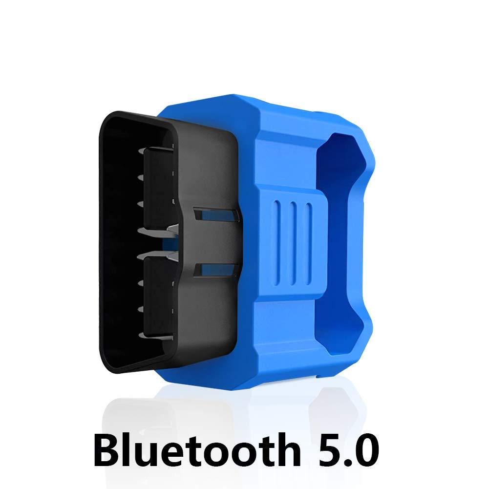 Bluetooth 5.0 OBD2 Scanner Professional Automotive Diagnostic Tool Vehicle Code Reader to Erase Check Engine Light Compatible with iOS, Android Device