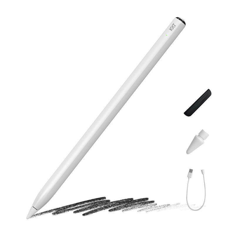 Stylus Pen for iPad Pencil with Tilt Sensitivity & Palm Rejection, Active Digital Pen for Apple iPad(2018-2020)-iPad Pro 11(1st/2nd)/12.9(3rd/4th)/Air 3-4/Mini 5/iPad 6/7/8th Generation
