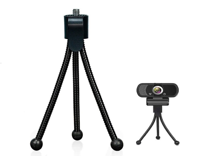 Webcam Stand,Lightweight Portable Mini Tripod, Used to Support Webcam and Camera Webcam Tripod, Flexibly Flexible Tripod, Suitable for Desktop Tripod Stand on Various Desktops