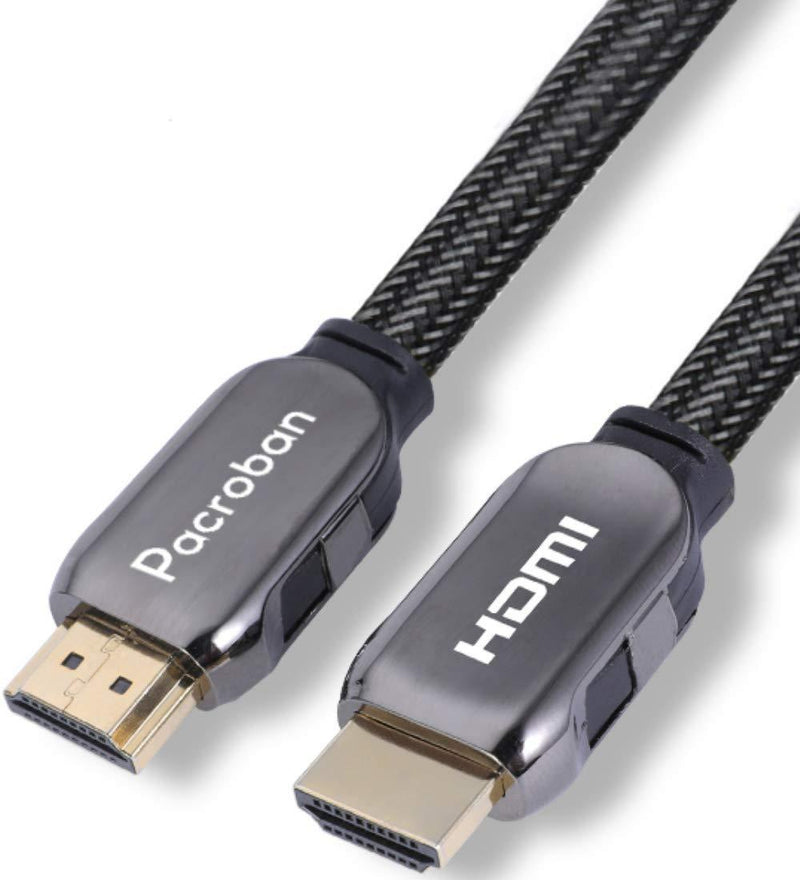 Pacroban Ultra High Speed HDMI 2.1 Cable 8K 120Hz, 48Gbps (2, 1ft)