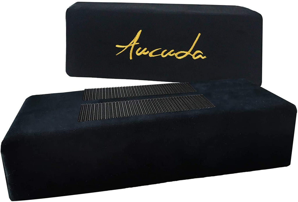 Aucuda Bass Drum Anchor Stopper,Easy Solution to Stop Your Bass Drum from Creeping Black With Gold