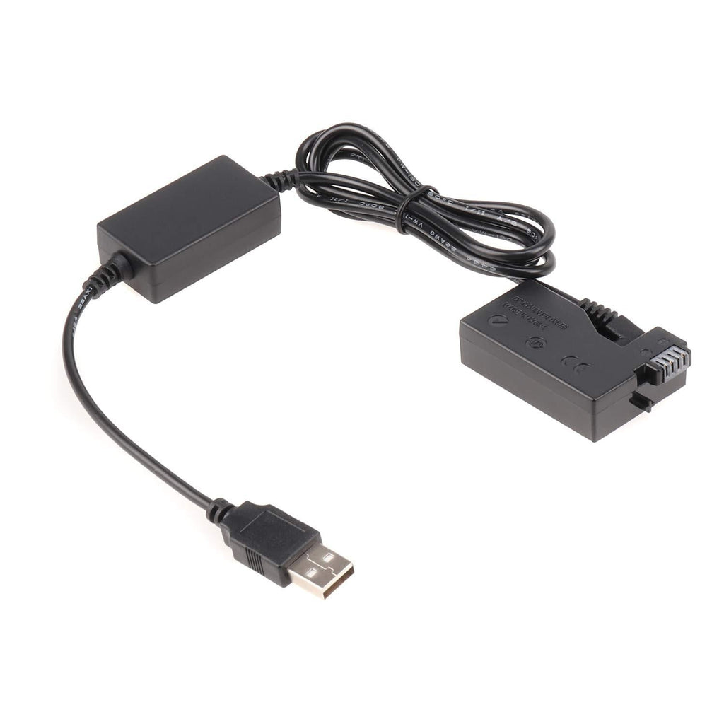 Foto4easy LP-E8 Dummy Battery with 5V 2A USB Cable for Canon EOS 550D 600D 650D 700D Kiss x7i x6 x5 x4 DSLR Cameras