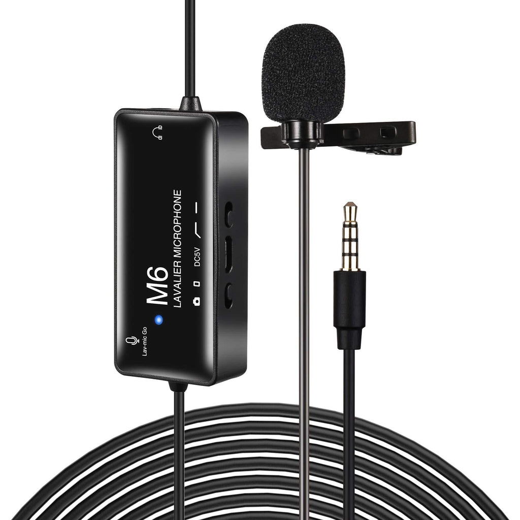[AUSTRALIA] - Lavalier Microphone,Professional Lavalier Lapel Microphone with Noise Reduction Omnidirectional Lav Mic for Phone/Camera/YouTube/Interview/Vlog 