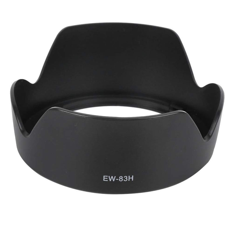 S erounder Lens Hood,EW‑83H Plastic Black Camera Mount Lens Hood,for EF 24‑105mm f/4L is USM Camera Lens