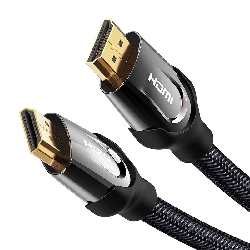 HDMI Cable 15FT,VENTION High Speed 4K HDMI Cable 1.4 Nylon Braided Cord Male to Male,Support Video 4K HD,1080P 3D,Ethernet and Audio Return (ARC), for PS 3/4,Apple TV 15FT/5M