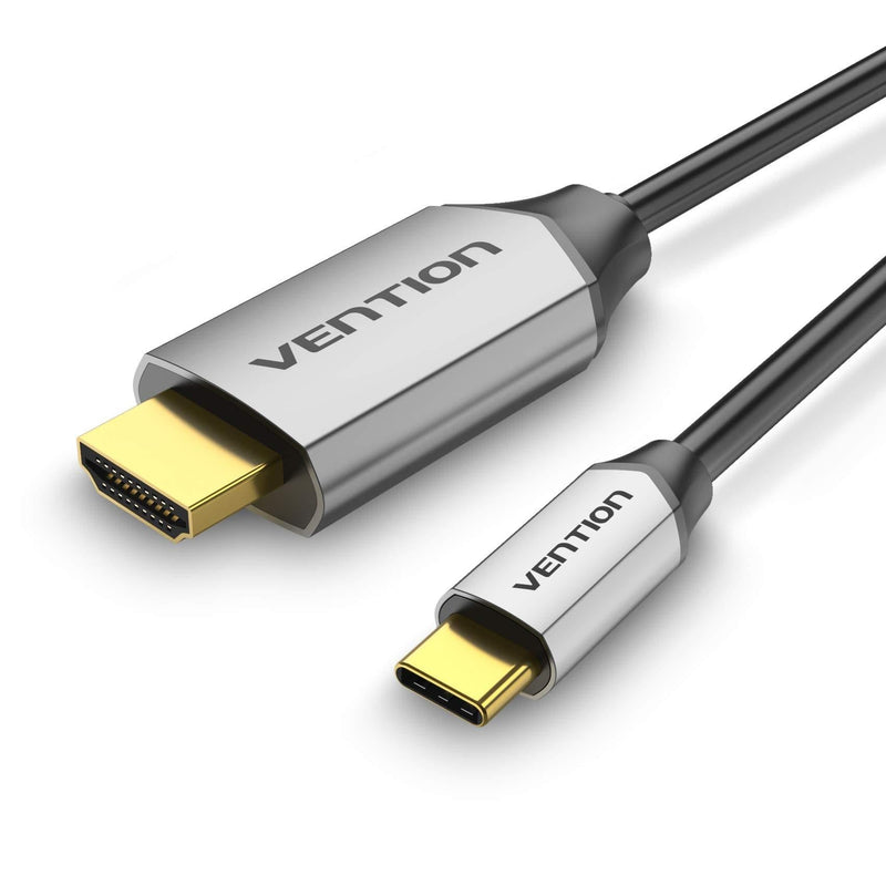 USB C to HDMI,VENTION Type-c Cable 4K@60Hz Thunderbolt 3 Compatible with MacBook Pro 2020/2019, MacBook Air/iPad Pro 2020, Surface Book 2,and More(3FT) 3FT/1M