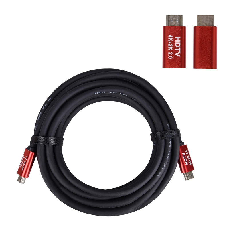 4K HDMI Cable, 2.0 18Gbps High Speed Monitor Cables Display Port Supports 1080P 3D, Ethernet, Audio Return (16ft) 16ft
