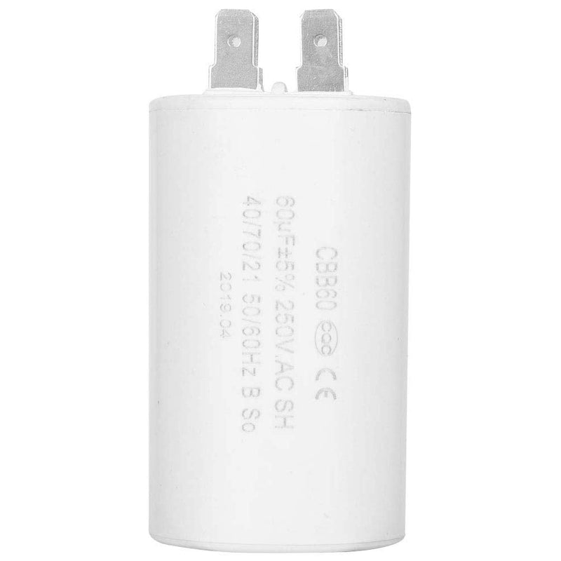 AC 250V 60uF 50/60HZ Cylinder Shaped Run Round Capacitor CBB60 for Motor Cool/Heat Pump Washing Machine,ac Capacitors