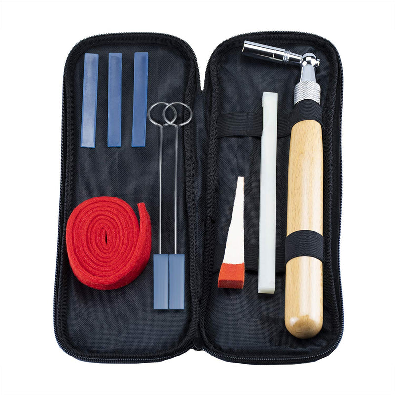 Professional Piano Tuning Kit, 10pcs Commonly Used Piano Tuning Tools Including 9pcs Tools and Portable Case, also suitable for Beginner, Provided by Concha Cielo (10pcs pack) 10pcs pack