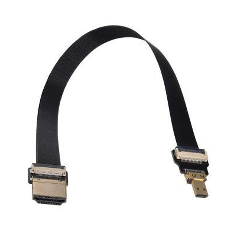 Kework 20cm FPV HDMI Cable, HDMI Slim Flat Cable, HDMI Type A Male to HDMI Type D Male (Micro HDMI) FPV Cord (HDMI A-D) HDMI A-D