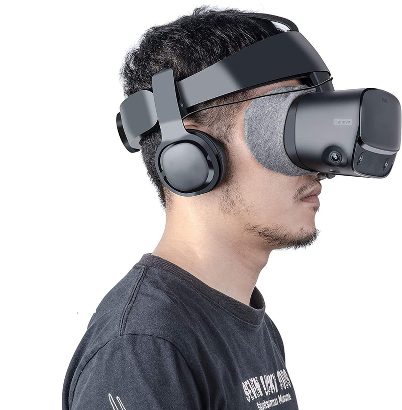 MYJK Professional Stereo VR Headphone/Soundkit Custom Made for Oculus Rift S VR Headset-1 Pair Headphone ONLY NO Hemlet Watch Video Guide Before Installing Black