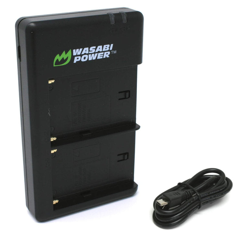 [AUSTRALIA] - Wasabi Power Dual USB Battery Charger for Sony NP-F330, NP-F530, NP-F550, NP-F570, NP-F730, NP-F750, NP-F760, NP-F770, NP-F950, NP-F960, NP-F970, NP-F975 (L Series) 