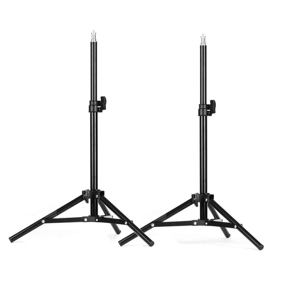 Light Stands Photography Aluminum 32"/80cm Max Height for Relfectors, Softboxes, Lights, 2 Pack