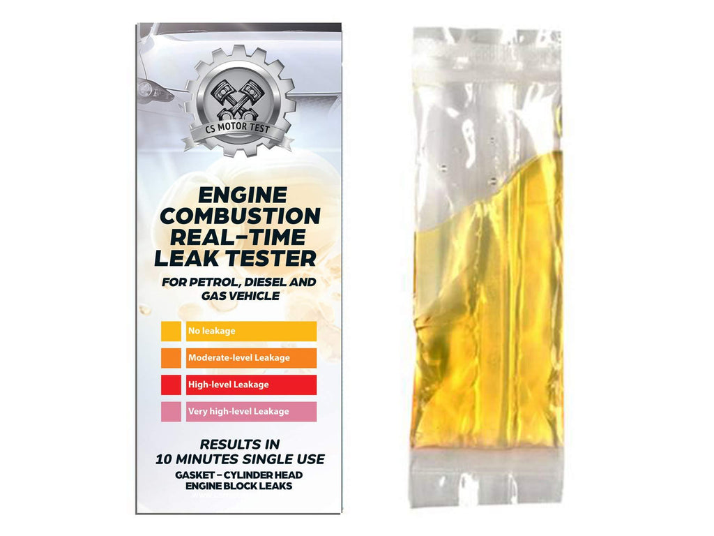 CS Engine Combustion Real-TIME Leak Tester - CO2 Leak Tester - Cylinder Head Gasket Tester - Test While Driving - Petrol Diesel Gas - Engine Under Load Head Gasket Test Kit - 2 PCS in a Box