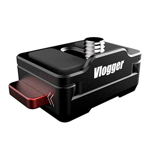 YDP Quick Release Clamp Plate Fast Loading Seat Camera Monitor Bracket Stand Head Platform Mount Base for DSLR Camera Mic Monitor Tripod Head Accessory