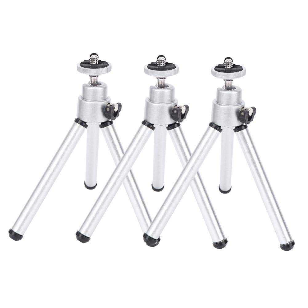 Leftwei 【𝐄𝐚𝐬𝐭𝐞𝐫 𝐏𝐫𝐨𝐦𝐨𝐭𝐢𝐨𝐧 Aluminium Alloy Camera Tripod Telescope Tripod, 3PCS Mini Telescope Tripod, Home Travel Mountaineering for Outdoor