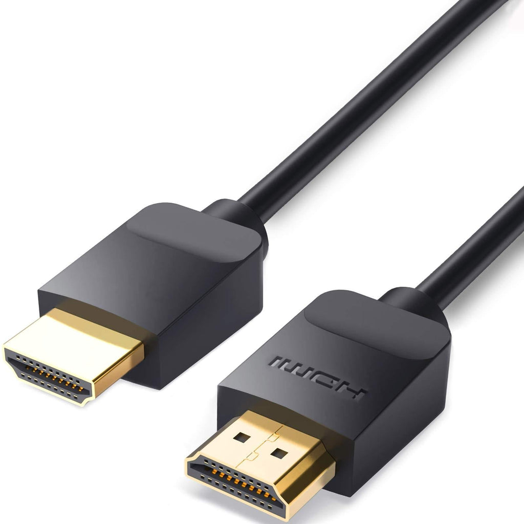 HDMI Cable 4K 60Hz, NICEKEY 18Gbps High Speed HDMI 2.0 Cable, HDCP 2.2/1.4, 3D, 2160P, 1080P, Ethernet - Braided HDMI Cord 30AWG, Audio Return(ARC) Compatible UHD TV, Blu-ray, PS4/3, Monitor (3ft) 3ft