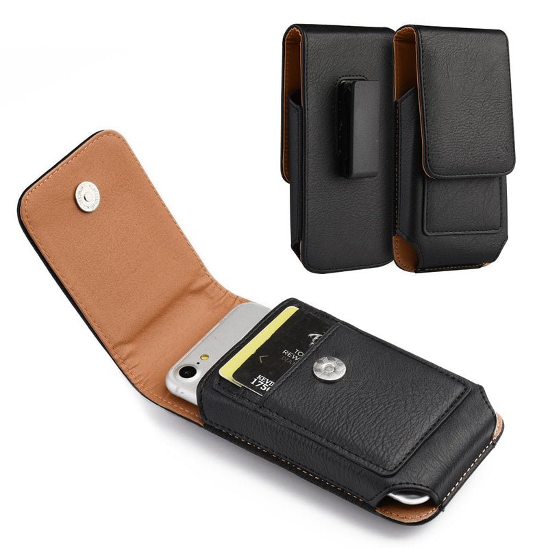 [AUSTRALIA] - Belt Clip Holster Pouch Heavy Duty Leather Case for Motorola One 5G Ace, One 5G, Moto Edge, Moto g Fast, Moto e, Edge+, Moto g Stylus, Moto g Power, Moto g Play, Moto Z4, Moto e6, Moto g7, One Hyper 
