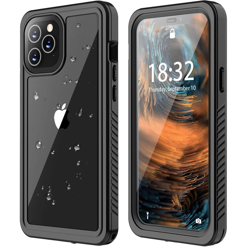 ANTSHARE for iPhone 12 Pro Max Waterproof Case, for iPhone 12 Pro Max Case Built-in Screen Protector Full Body Protective Shockproof Dustproof IP 68 Waterproof Case for iPhone 12 Pro Max 6.7''