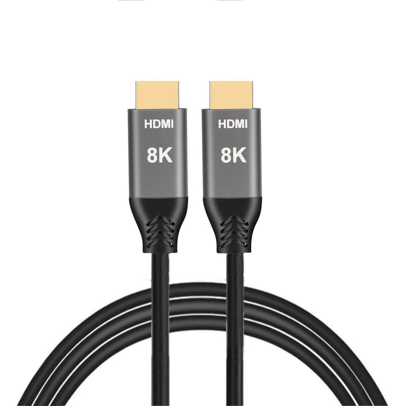 CY 8K Ultra HD High Speed 48Gpbs HDMI Cable 6.5ft 8K 60hz 4K 120hz with Audio & Ethernet 2.0m