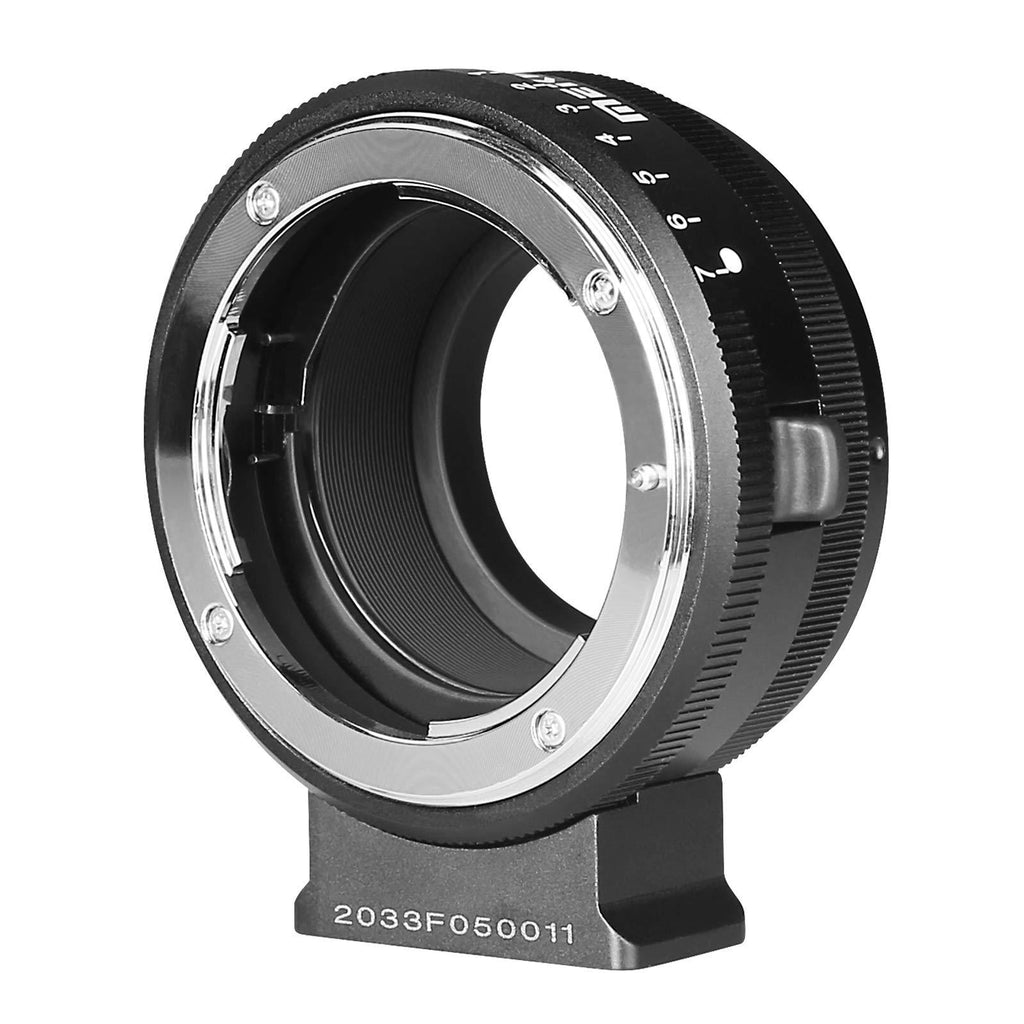 Meike F to M4/3 MFT Olympus Adapter for Nikon F Mount Lens to M4/3 MFT Mount Cameras with Full Metal Body Design for Olympus Pen E-P1 P2 P3 P5 E-PL1 Panasonic Lumix GH1 GH2 GH3 GH4 GH5 GM5 GX1 GX7 G3
