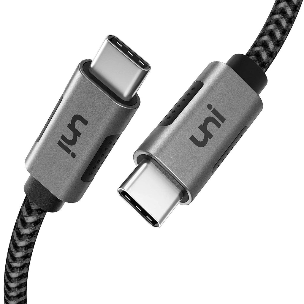 USB C to USB C Cable 4K@60Hz, uni USB Type C to USB-C Video Monitor Cable with 60W PD Fast Charging, Compatible with Galaxy S20 Ultra, MacBook Pro, iPad Pro 2020, Nintendo Switch, Oculus 6.6ft