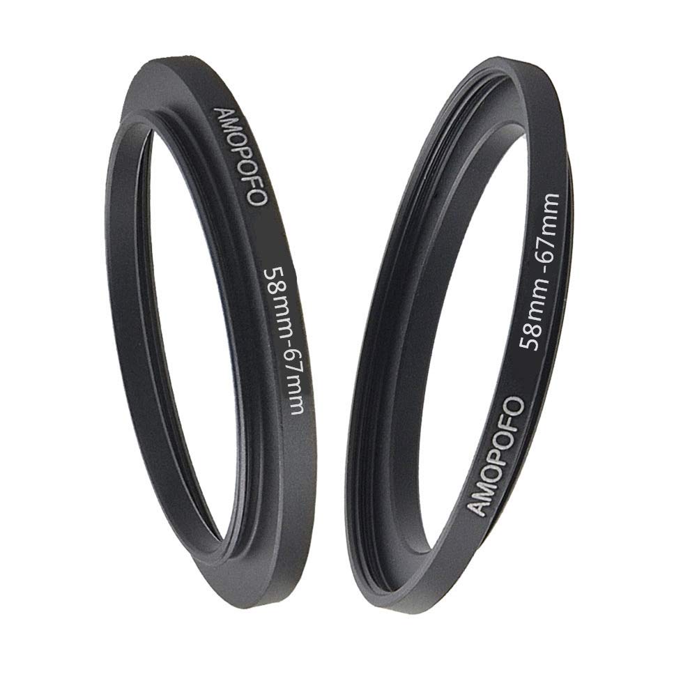 58 to 67mm Camera Filter Ring /58mm to 67mm Step-Up Ring Filter Adapter for 67mm UV,ND,CPL,Metal Step Up Ring 58mm to 67mm