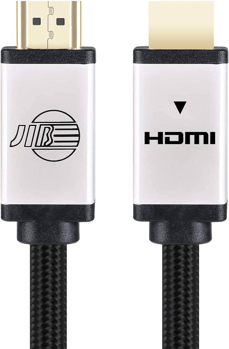 JIB Boaacoustic BlackBerry HDMI Cable, 4K High Speed HDMI to HDMI 2.0 Braided Cord Cable for TV 1.5M 1.5 Meter