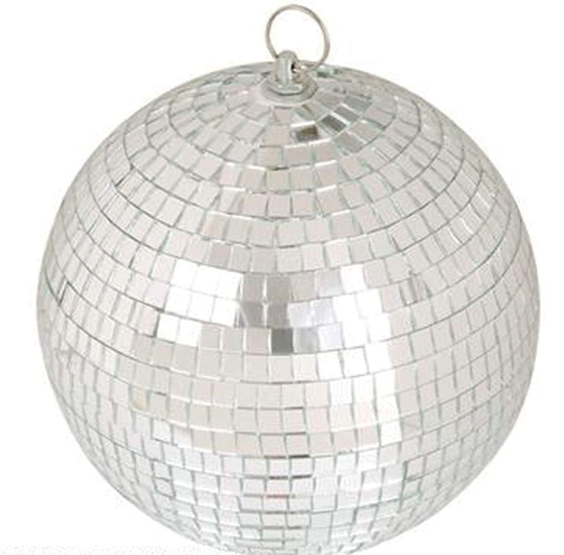 [AUSTRALIA] - Big Mo's Toys Mirror Ball - Silver Hanging Disco Ball Party Decoration Accessories for 70s Parties 