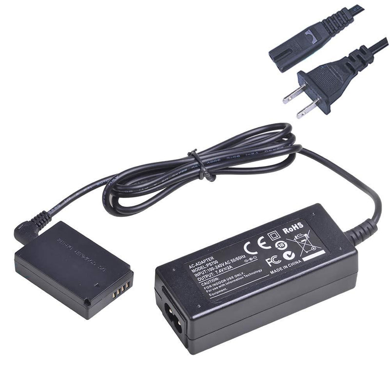 Tectra ACK-E12 AC Power Adapter with DR-E12 DC Coupler Charger LP-E12 Dummy Battery Kit for Canon EOS M EOS M2 M10 M50 M100 M200