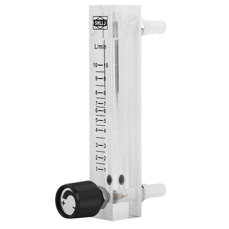 LZQ-7 0.6MPa Gas Flowmeter 1-10 LPM Flow Meter with Control Valve for Oxygen Air Gas