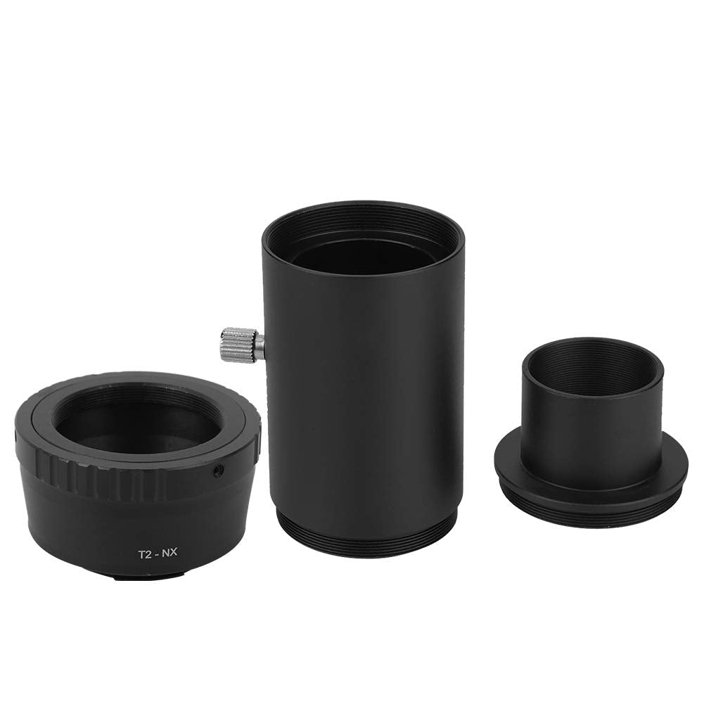 Telescope Camera Adapters with T-Ring, 1.25 Inch Fixed Astronomical Photography Extension Tube Sleeve Extended Cylinder for Samsung NX Port Camera and T2 Telescope