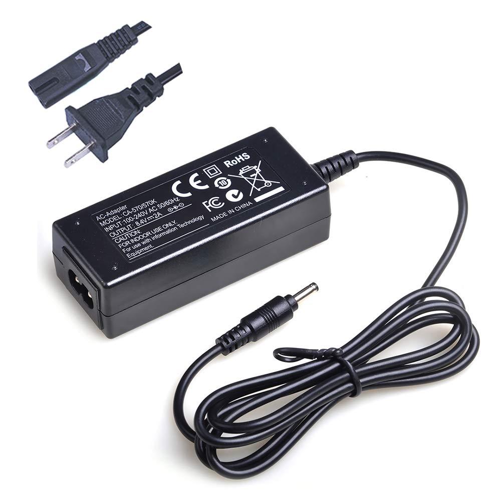 Tectra CA-570 AC Power Adapter Charger Compatible with Canon FS300, HF10, HF11, HF20, HF100, HF200, HF M31, HF S10, HF S100, HG20, HG21, HG30, HR10, HV10, HV20, XA10, ZR80, ZR85, ZR90, ZR100