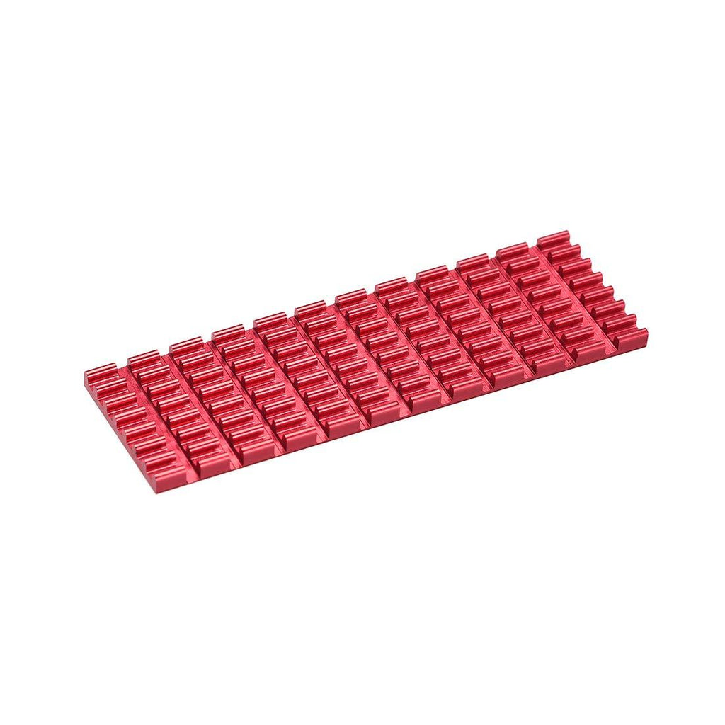 uxcell Aluminum Heatsink 70x22x3mm Red for M.2, for 2280 SSD