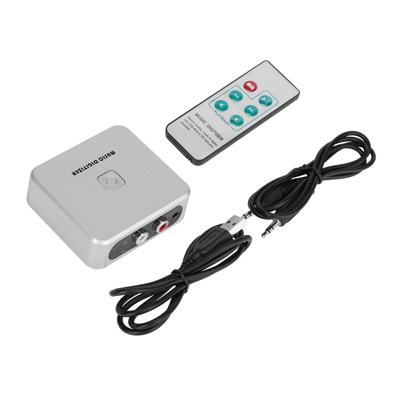 Music Digitizer Audio Capture Box MP3 Digitizer Audio Recording Left Right Channels with Remote Control Support U Disk SD Card