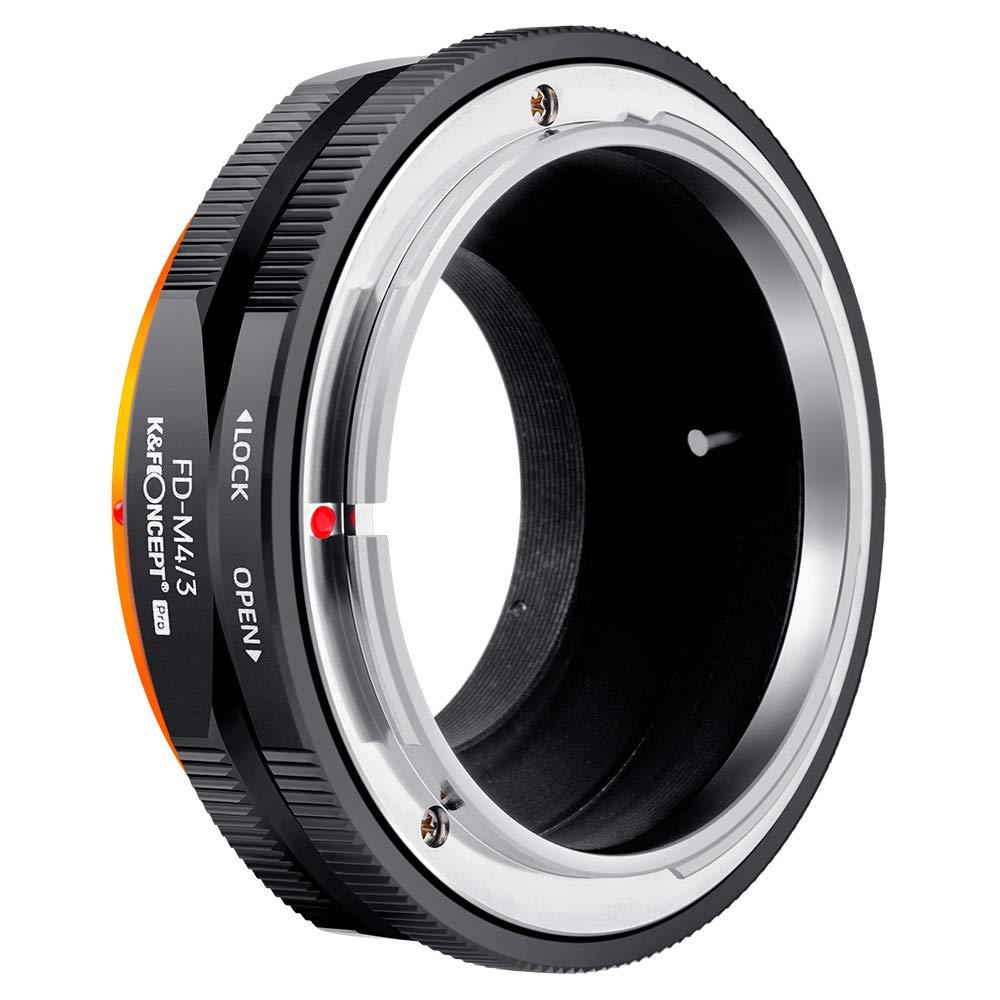 K&F Concept FD to M4/3 Lens Mount Adapter Ring with Matting Varnish Design for Canon FD Lens to Micro Four Thirds M43 Olympus Pen and Panasonic Lumix Cameras FD-M4/3