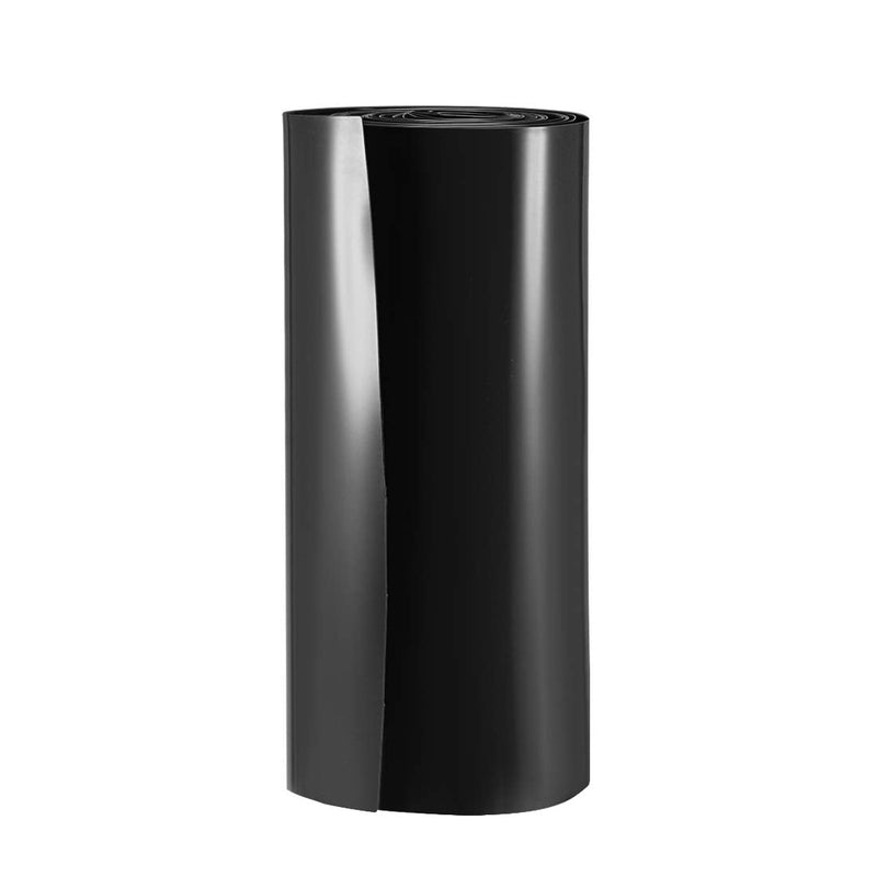 [AUSTRALIA] - uxcell Battery Wrap, 220mm Flat Width 140mm Dia 3 Meters PVC Heat Shrink Tube Wraps for Big Battery Pack Black 