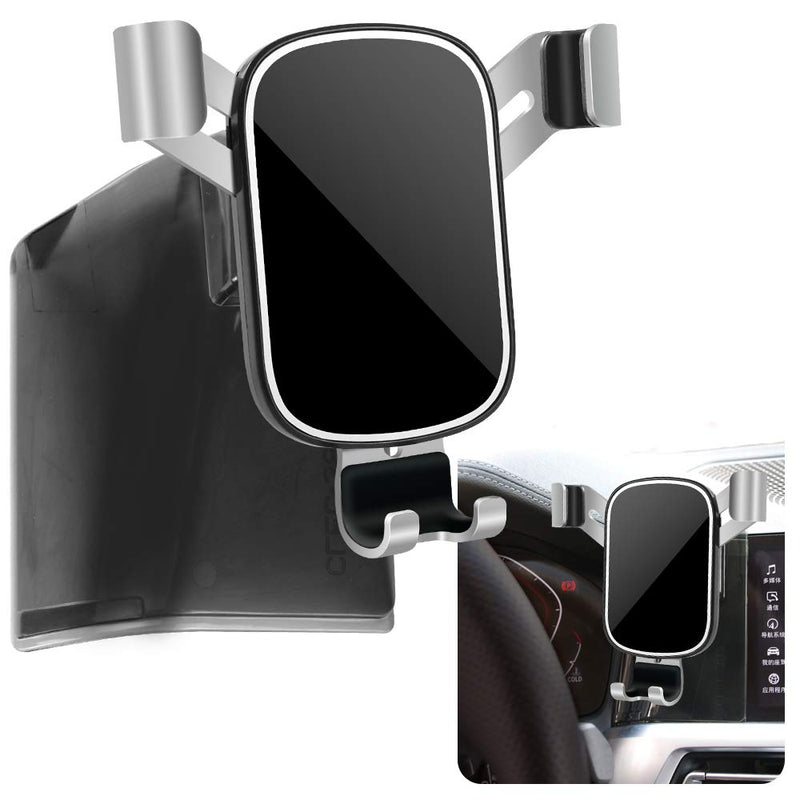 LUNQIN Car Phone Holder for 2019-2022 BMW 3 Series Sedan 340i 330i G20 [Big Phones with Case Friendly] Auto Accessories Navigation Bracket Interior Decoration Mobile Cell Mirror Phone Mount