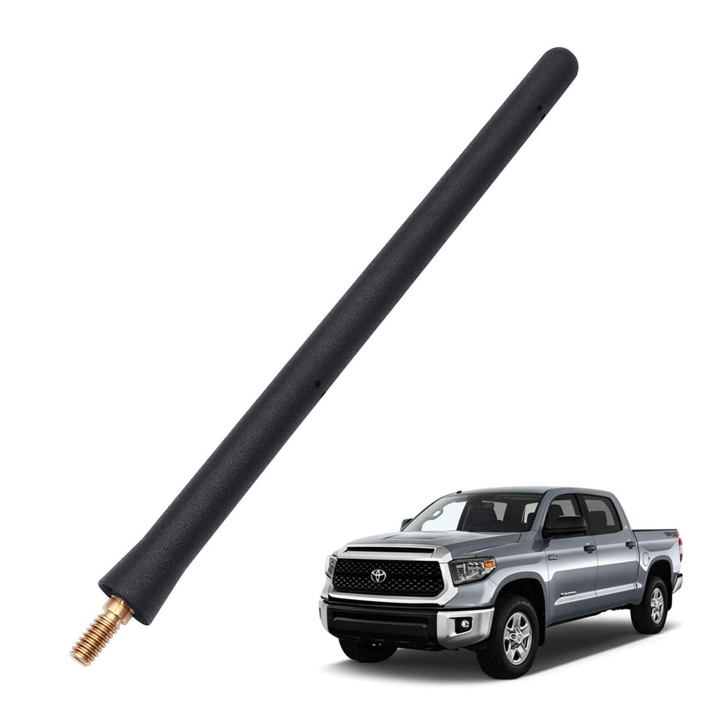 JAPower Automotive Replacement Antenna for Toyota Tundra 2000-2020, 6.78 inches Black Car Audio AM FM Antennas