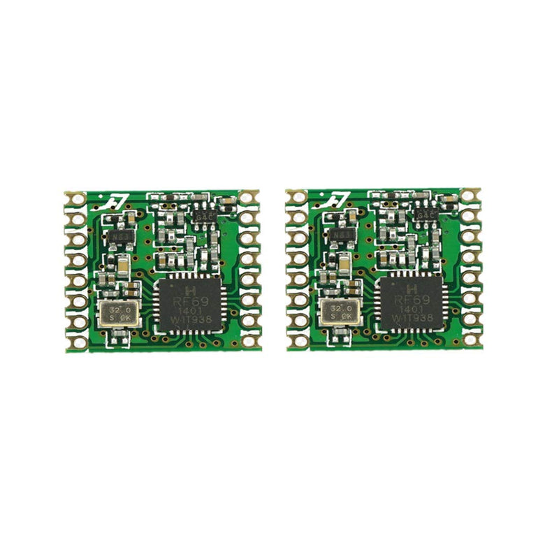 HopeRF RFM69HCW Programmable 915MHz Low Power Consumption 100nW Frequency Transceiver Module X 2PCS